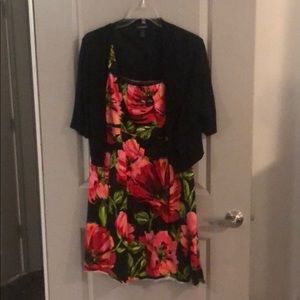 Lane Bryant sun dress with black shrug.l
